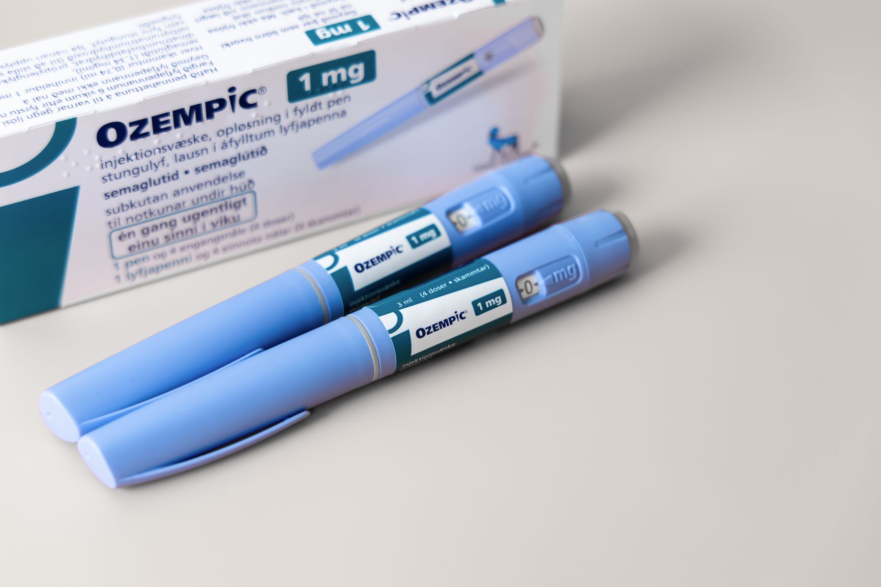 Ozempic használata 1 mg-os injekciós tollak dobozzal